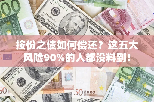 北京按份之债如何偿还？这五大风险90%的人都没料到！