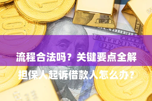 北京

担保人起诉借款人怎么办？流程合法吗？关键要点全解析